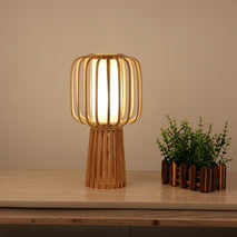 Simple And Modern Handmade Bamboo Japanese Style Bamboo Lamp