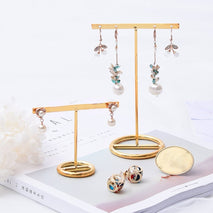 Trendy Retail 4 Holes T-Bar Jewelry Display Rack Stand Holder Organizer Showcase 7Cm