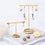 Trendy Retail 4 Holes T-Bar Jewelry Display Rack Stand Holder Organizer Showcase 7Cm