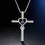Infinity Love God We Trust Christian Cross Birthstone Crystal Pendant Necklace Colour Gems Zircon Heart Necklace Women Jewelry