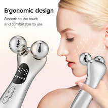 New Roller Massage Instrument Facial Intelligent Pulse Face Slimming Device Domestic Beauty Apparatus