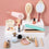 Kids Vanity Makeup Kit Funny Nail Polish Blush Wood Cosmetic Accessories Set