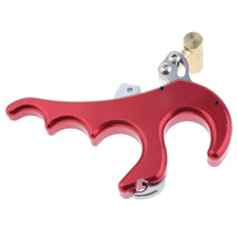 Trendy Retail Archery Release Aid Trigger 4 Finger Grip for Compound Bow Hunting Red