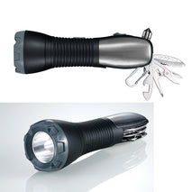 Nine in one multi-functional safety hammer LED flashlight vehicle mounted window breaker fire emergency