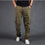 Mens Cargo Trouser - Outdoor Overalls Men's Loose Large Size Multi Pocket Trousers