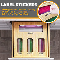 Bamboo Plastic Wrap Storage Box Bamboo Living Room And Kitchen