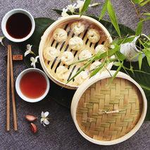 Bamboo Steamer Bamboo Steamed Dumplings for Heightening and Deepening Dumplings