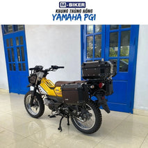 Yamaha PG1 Cargo Frame Side Box Top Rack 28L 16L CNC Bent Steel Tubular Black Powder Coated Alloy Aluminium