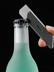 TC4 Titanium Alloy Crowbar Crowbar Mini Outdoor Survival Self-Defense Cool Stick EDC Multi-Function Tool Bottle Opener