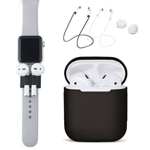 Anti lost Silicone Holder for AirPods Portable Anti lost Strap Cord Silicone Protective Eartips for earpods