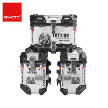Buy 46l F2-moto Saddle Boxes Motorbike Pannier Case Aluminum Motorcycle Side Box Wholesale B2B
