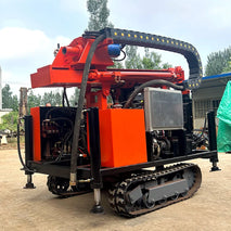 Diesel Hydraulic Powered Wheeled Deep Well Drill Rig for Efficient Water Well Drilling