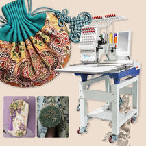 Fully Automatic Single Head 12-Needle Industrial Embroidery Machine for Cap and Flat Embroidery