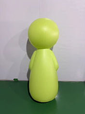 Smiski Inflatable Tumbler Doll | 3D Cartoon PVC Stress Relief Punching Bag for Kids and Adults | Fun Office Desk Decor