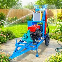 Compact Handheld Diesel Water Well Drilling Rig - 35HP, Easy Install, Suitable for 100m to 150m Depths for Home Use