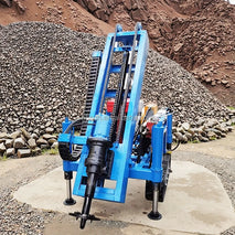 Compact Hydraulic Pneumatic DTH Rock Drilling Rig for Mineral Exploration and Geotechnical Investigation