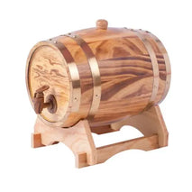 1-5 Litre Oak Aging Wine Barrel Whisky Barrel Dispenser the Barrel Is Leak-proof for Storing Wine, Spirits and Whisky