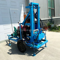 Portable Handheld Vertical Water Well Drilling Rig - 60m & 100m Options for Village Water Supply