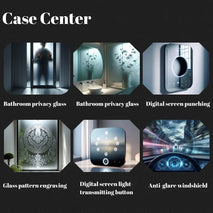 Intricate Glass Art Crafted with Advanced Laser Sandblasting Techniques