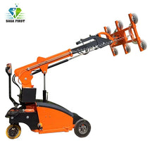 CE Certified Battery-Powered Pneumatic Electric Glass Edging Machine with 220V Vacuum Lifter
