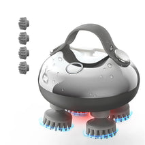 2026 Waterproof Soft Silicone Wireless Electric Scalp Massager - Rechargeable Vibrating Kneader with Lithium Battery