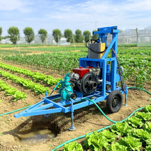 Portable Handheld Vertical Water Well Drilling Rig - 60m & 100m Options for Village Water Supply