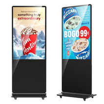 Buy MWE USA Warehouse 55 Inch Indoor LCD Advertising Screen Digital Signage and Displays Touch Screen Smart Kiosk Floor Stand Totem Wholesale B2B