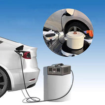 EKDA Portable 3.5kW/7kW Bidirectional DC to AC Discharger with V2L and V2H - CCS2 & CHAdeMO Compatible for European Electric Vehicles