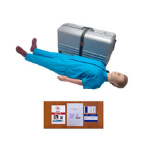 CPR Mannequin  Human Resuscitation Teaching Artificial Respiration Dummy First Aid Training Model Hard Plastic Box