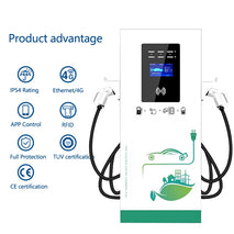 Introducing the Dual Credit Card DC Fast Charger for Electric Cars – European Standard, IP54 Protection, with Optional 4G Module