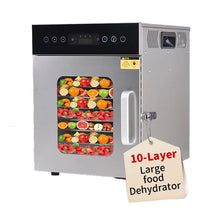 10 Layer Stainless Steel Food Dehydrator for Fruits and Vegetables