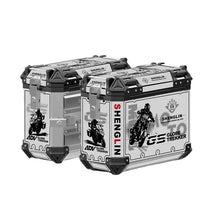 Wholesale Motorcycle Tail Box Off-road Vehicle Fashion Side Box Applique Luggage case Aluminum Alloy Tail Box