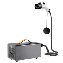 EKDA Portable 3.5kW/7kW Bidirectional DC to AC Discharger with V2L and V2H - CCS2 & CHAdeMO Compatible for European Electric Vehicles