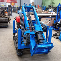 Compact Hydraulic Pneumatic DTH Rock Drilling Rig for Mineral Exploration and Geotechnical Investigation