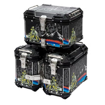 Motorcycle Tail Box Large Capacity 36L Scooter Top Box Motorcycle Rear Top Case Side Box