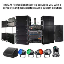 INSIGAI Professional Speaker System: 12", 15", and 18" Subwoofer Woofers for Passive and Active Stage PA Use