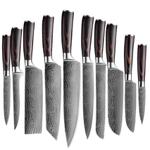 Buy XITUO Kitchen Knives Set 8 inch Chef knife 440C High Carbon Stainless Steel Damascus Laser Pattern Slicing Santoku knife New Wholesale B2B