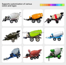 1.5m³ Self-Loading Concrete Mixing Trailer - Mini 2-Yard Cement Mixer Truck at Factory Price