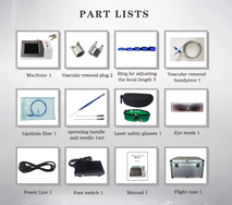 980nm diode laser for pain relief 980Nm 1470Nm 30W Liposuction Laser Slimming Machine