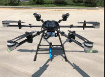 Tall Building Cleaning Drone 50m water pump Facade Cleaning Drone For Solar Panel Cleaning