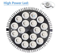 36W 54W LED Aquarium Light Bulb E27 Full Spectrum Coral Lamp Aquatic Plants Grow Lights For Saltwater Seawater Fish Tank Lighting