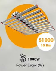 Greenhouse Lad For Plant Aquarium Lights Led Full Spectrum Grow Light Wing Fixture Manufacturer - 4Bars 6 Bars 8 Bars 10 Bars Adjustable Full Spectrum Lamp Indoor Plant Led Grow Light For Greenhouse Grow Kits Tent - Full Set -Total Setup