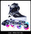 PAPAISON Adjustable Inline Skates for Kids and Adults with Full Light Up Wheels, Outdoor Roller Skates for Girls and Boys, Men and Women