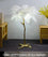 Room Vibe Corner RGB Luxury Modern Nordic Led Standing Arc Trees Light for Home Ostrich Feather Floor Lamp