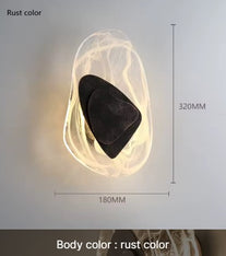 Luxurious Crystal Bedside Wall Lamp Creative Modern Retro Design for Indoor Living Room Corridor Lighting for Villas Made Glass