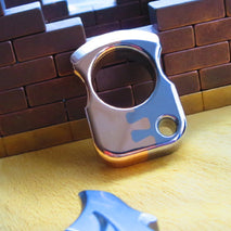 Titanium Copper Self-defense Ring Window Breaker For Emergency Survival