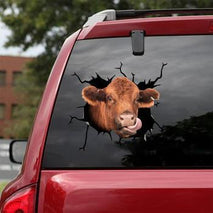 Creative Broken Car Window Electrostatic Sticker