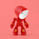 Cute LED Hero Table Lamp Mini Portable Cool Mecha Cute Robot Night Light Bedroom Home Decoration Kids Boys Gifts