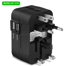Universal Travel Adapter, International All in One Worldwide Travel Adapter and Wall Charger with USB Ports with Multi Type Power Outlet USB 2.1A,100-250 Voltage Travel Charger - Multi Function Charger For Overseas Travel Adapter