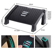 Trendy Retail Foot Rest Office Ergonomic Under Desk - Adjustable Height Angle - Footrest